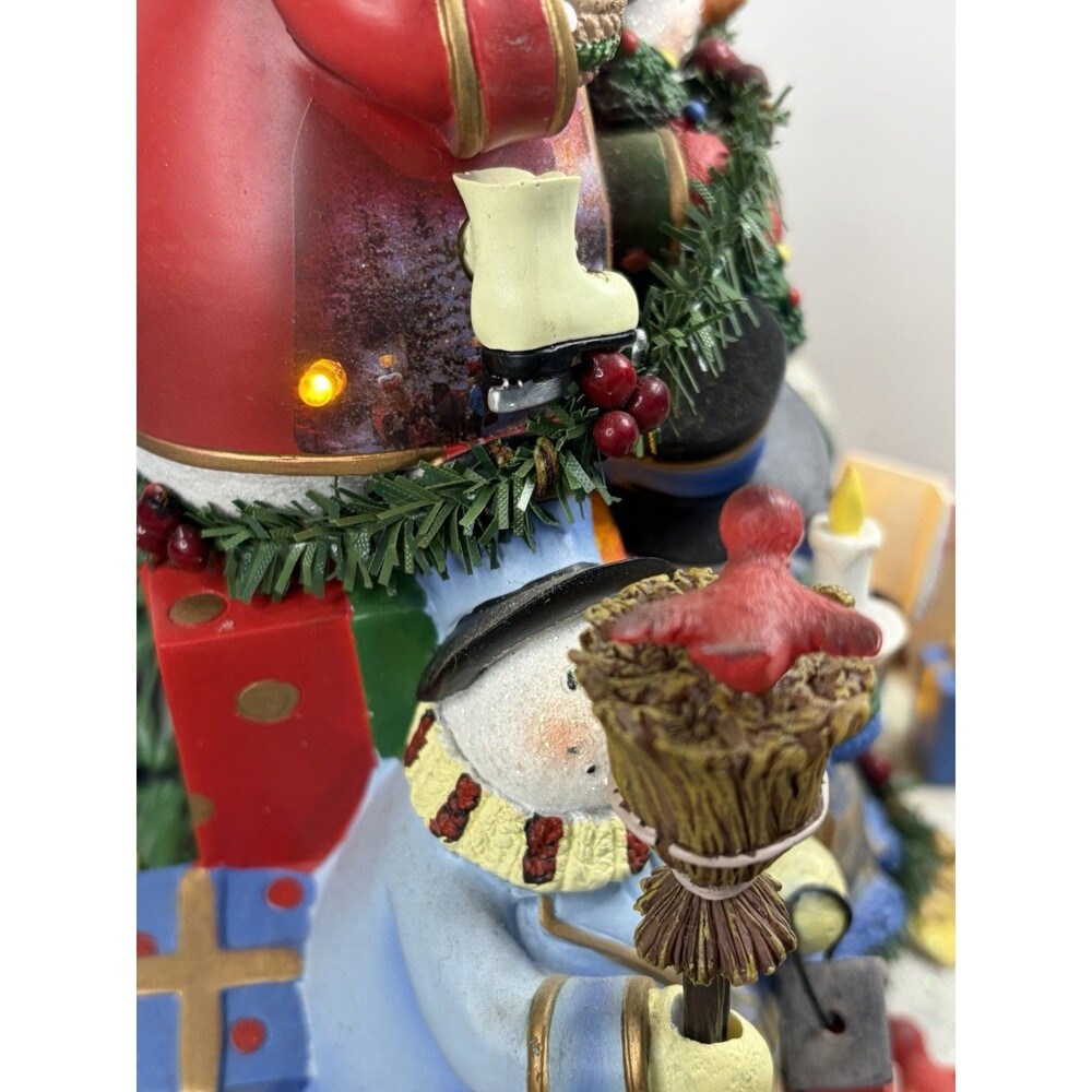 Thomas Kinkade 2009 Bradford Exchange Home For The Holiday Snowman Tree #A0796 - Picture 10 of 16